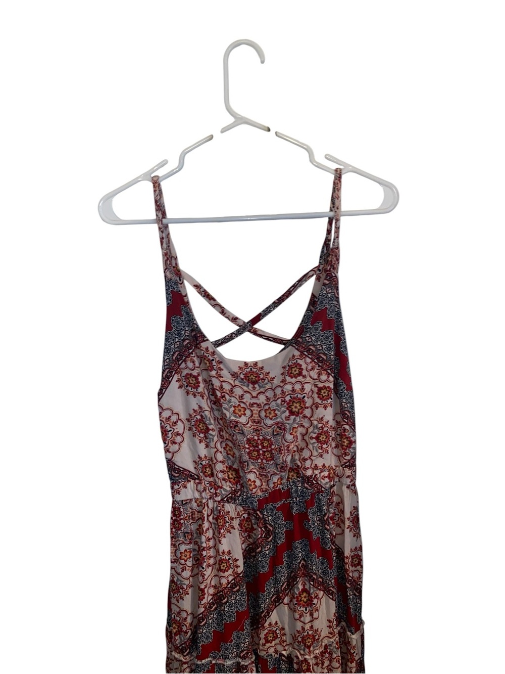 Torrid Challis Tiered Maxi Dress Cottagecore Fairy boho vacation sun done - Picture 11 of 11